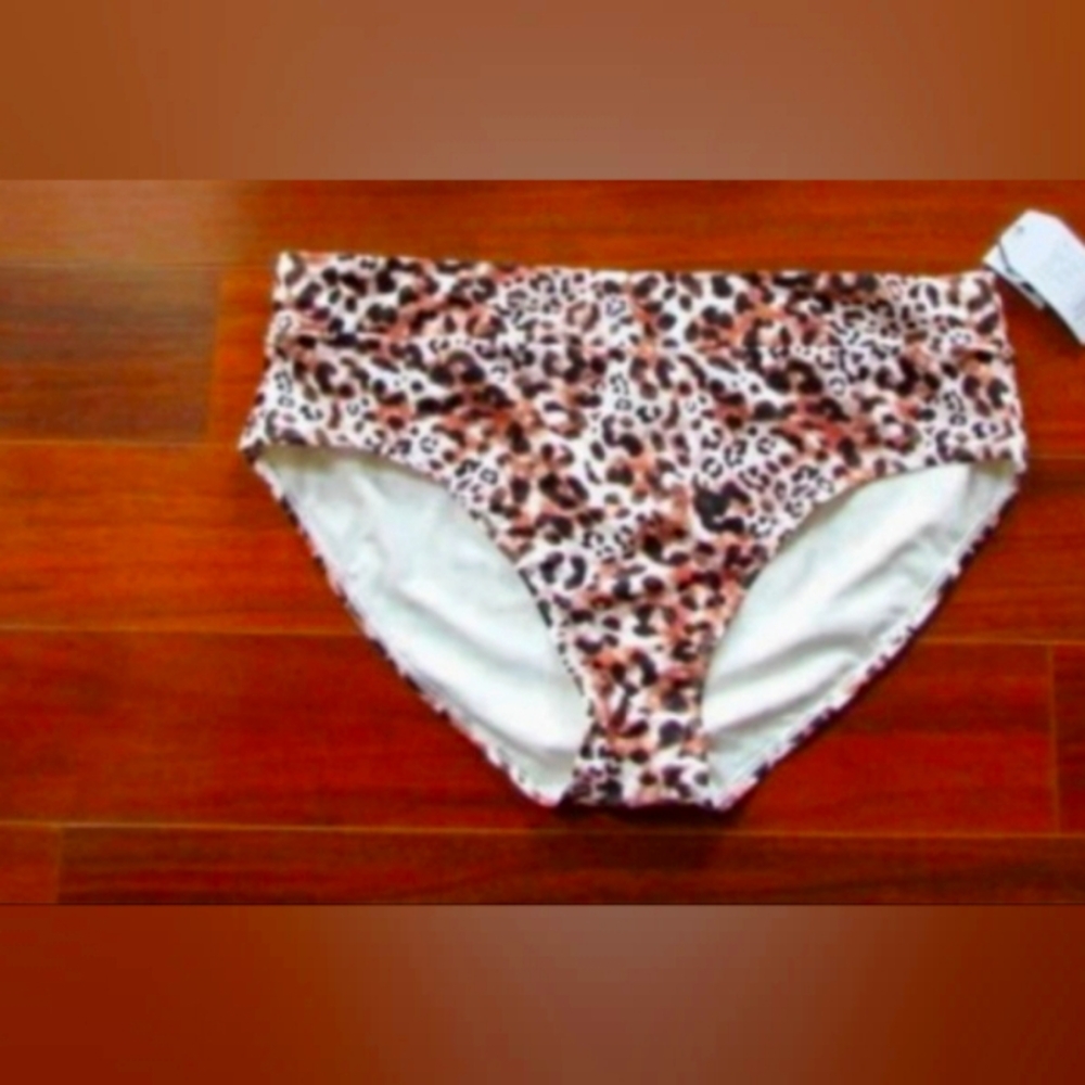 Leopard Print Bikini Bottoms